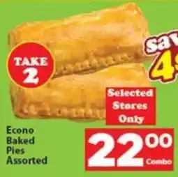 Check Save Econo Baked Pies Assorted offer