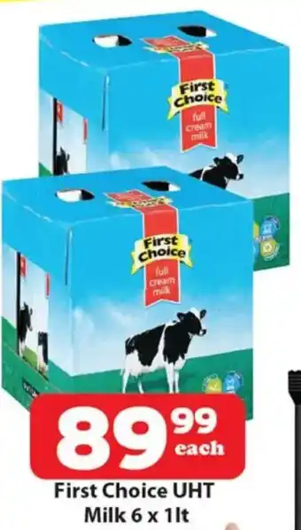 Check Save First Choice UHT Milk offer