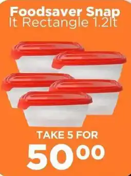 Check Star Foodsaver Snap It Rectangle offer
