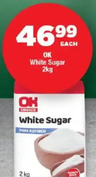 OK Foods OK White Sugar offer
