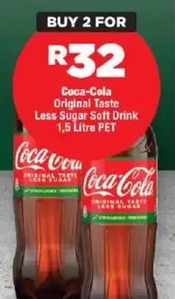 OK Foods Coca-Cola Original Taste Less Sugar Soft Drink offer