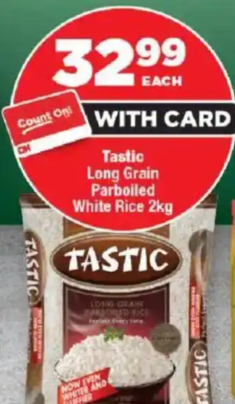 OK Foods Tastic Long Grain Parboiled White Rice offer