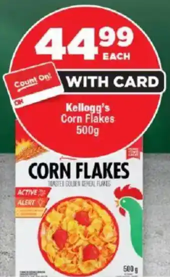OK Foods Kellogg's Corn Flakes offer