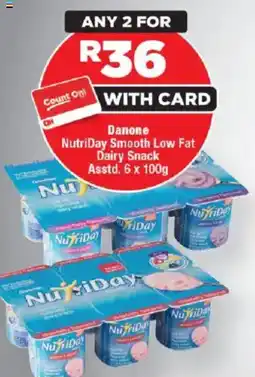 OK Foods Danone NutriDay Smooth Low Fat Dairy Snack Asstd. offer