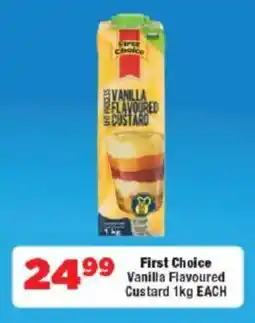 OK Foods First Choice Vanilla Flavoured Custard offer
