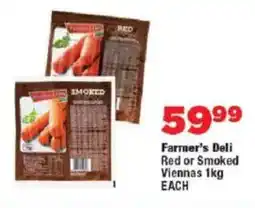 OK Foods Farmer's Deli Red or Smoked Viennas offer