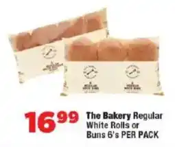 OK Foods The Bakery Regular White Rolls or Buns offer