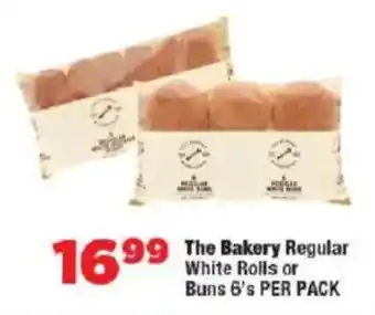OK Foods The Bakery Regular White Rolls or Buns offer