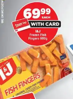 OK Foods I&J Frozen Fish Fingers offer