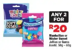 OK Foods Manhattan or Mister Sweet Jellies or Gums Asstd. offer