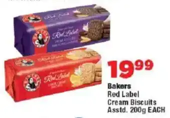OK Foods Bakers Red Label Cream Biscuits Asstd. offer