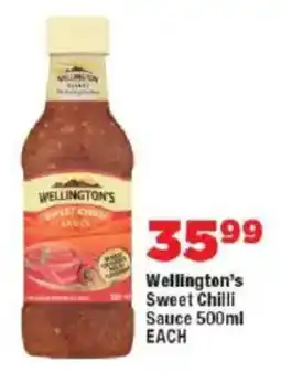 OK Foods Wellington's Sweet Chilli Sauce offer