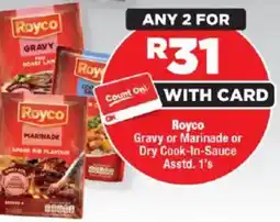 OK Foods Royco Gravy or Marinade or Dry Cook-In-Sauce Asstd. offer