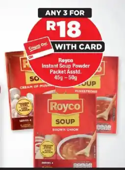 OK Foods Royco Instant Soup Powder Packet Asstd. offer