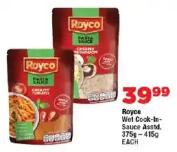 OK Foods Royco Wet Cook-In- Sauce Asstd. offer