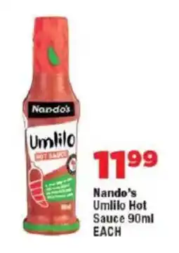 OK Foods Nando's Umlilo Hot Sauce offer