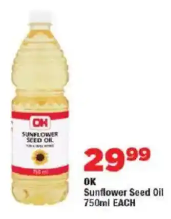 OK Foods OK Sunflower Seed Oil offer