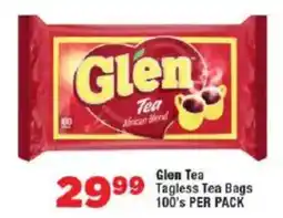 OK Foods Glen Tagless Tea Bags offer