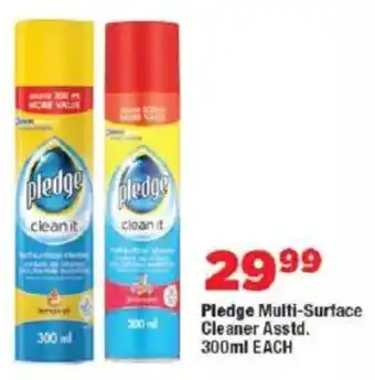 OK Foods Pledge Multi-Surface Cleaner Asstd. offer