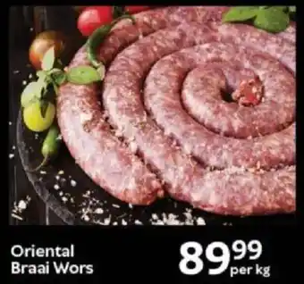 Oxford Freshmarket Oriental Braai Wors offer
