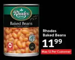 Oxford Freshmarket Rhodes Baked Beans offer