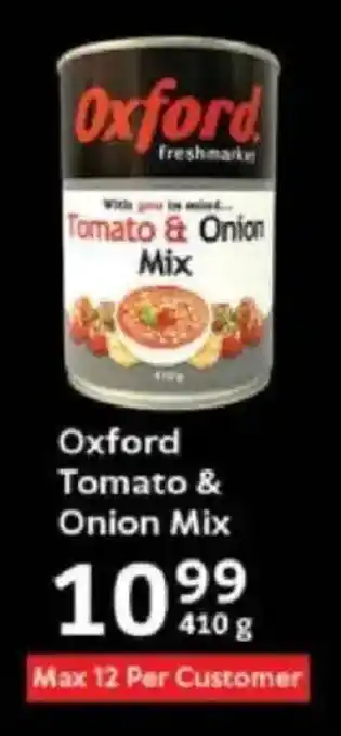 Oxford Freshmarket Oxford Tomato & Onion Mix offer