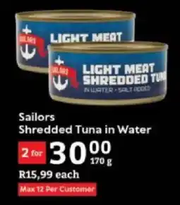 Oxford Freshmarket Sailors Shredded Tuna in Water offer