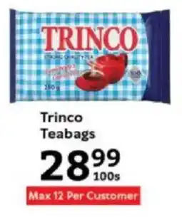 Oxford Freshmarket Trinco Teabags offer