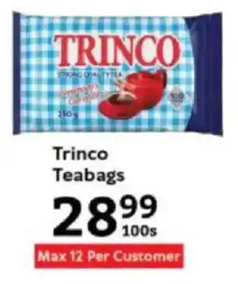 Oxford Freshmarket Trinco Teabags offer
