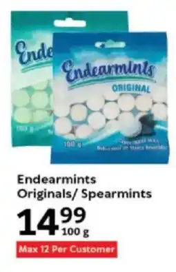 Oxford Freshmarket Endearmints Originals/ Spearmints offer