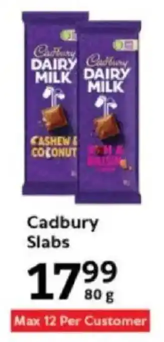 Oxford Freshmarket Cadbury Slabs offer