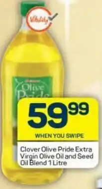 Pick n Pay Clover Olive Pride Extra Virgin Olive Oil and Seed Oil Blend 1L offer