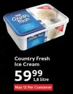 Oxford Freshmarket Country Fresh Ice Cream offer