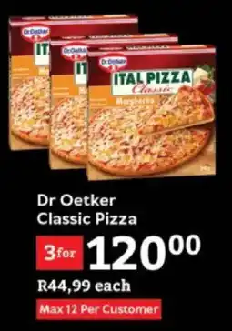 Oxford Freshmarket Dr Oetker Classic Pizza offer