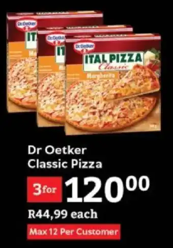 Oxford Freshmarket Dr Oetker Classic Pizza offer