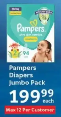 Oxford Freshmarket Pampers Diapers Jumbo Pack offer