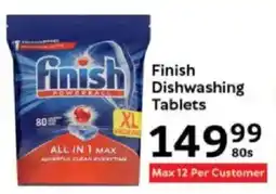 Oxford Freshmarket Finish Dishwashing Tablets offer