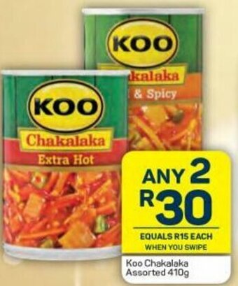 Pick n Pay Koo Chakalaka Assorted 410g offer