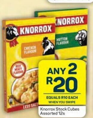 Pick n Pay Knorrox Stock Cubes Assorted 12s offer