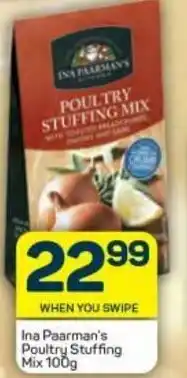 Pick n Pay Ina Paarman's Poultry Stuffing Mix 100g offer