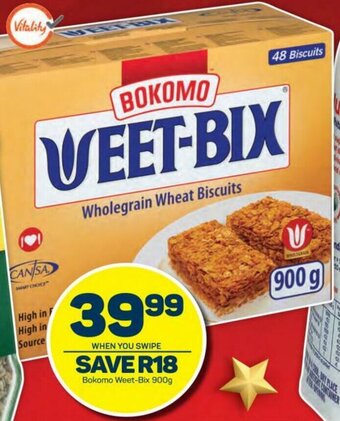 Pick n Pay Bokomo Weet-Bix 900g offer