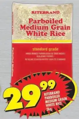 Shoprite Ritebrand parboiled medium grain white rice offer