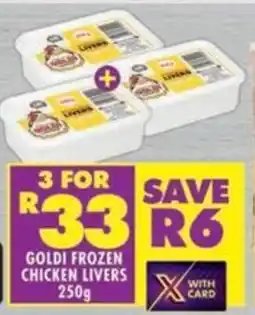 Shoprite Goldi frozen chicken livers offer