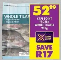 Shoprite Cape point frozen whole tilapia offer
