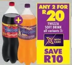 Shoprite Twizza soft drink all variants offer