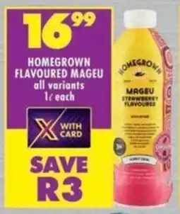 Shoprite Homegrown flavoured mageu offer