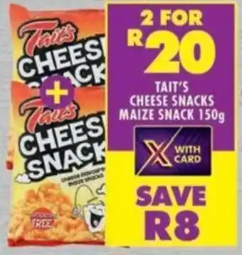 Shoprite Tait's cheese snacks maize snack offer