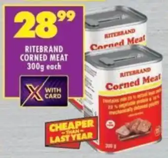Shoprite Ritebrand Corned Meat offer