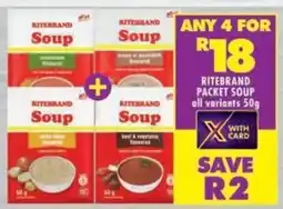 Shoprite Ritebrand packet soup offer