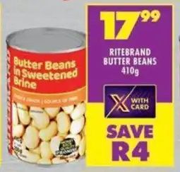 Shoprite Ritebrand Butter Beans offer